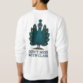 Sweatshirt Défauts & Fleurs (Dos)
