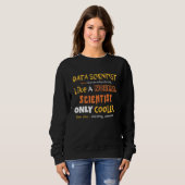 Sweatshirt Définition de Data Scientist Analyste Data Science (Devant entier)