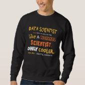Sweatshirt Définition de Data Scientist Analyste Data Science (Devant)