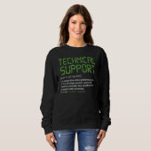 Sweatshirt Définition de l'assistance technique Tech All Thin (Devant entier)