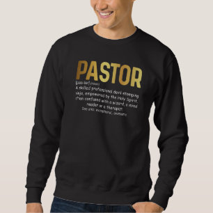 Sweatshirt Définition de pasteur masculin chrétien catholique