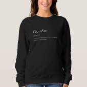 Sweatshirt Définition du dictionnaire Goodie (Devant)