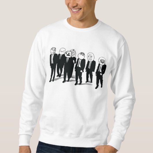 Sweatshirt dégrossi de conception de la bande 2 de (Devant)