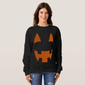 Sweatshirt Déguisement de citrouille Jack O' Lantern pour Hal (Devant entier)
