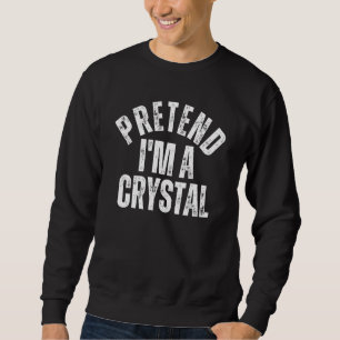 Sweatshirt Déguisement de couple paresseux de Crystal pour Ha