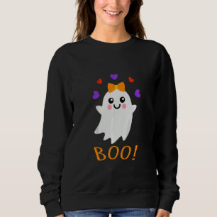 Sweatshirt Déguisement de fantôme mignon d'Halloween pour enf
