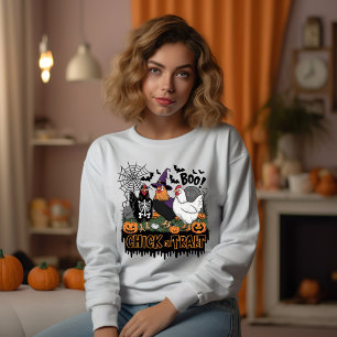 Sweatshirt Déguisement de poulet drôle d'Halloween Saison Som