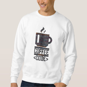 Sweatshirt Dégustation amusante de programmation de café