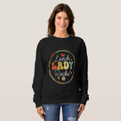 Sweatshirt Déjeuner Dames Rock Crew Funny School Cafétéria Wo (Devant entier)