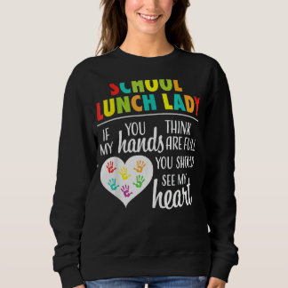 Sweatshirt Déjeuner D'École Lady Mignonne Appréciation Coeur