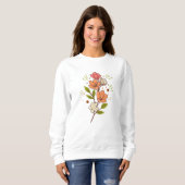 Sweatshirt Déjeuner floral (Devant entier)