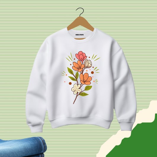 Sweatshirt Déjeuner floral