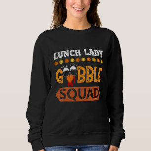 Sweatshirt Déjeuner Lady Gobble Squad Comptant Turquie Crew T