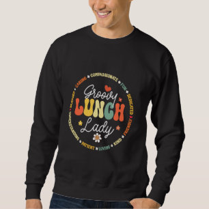 Sweatshirt Déjeuner super Lady Funny School Cafétéria Ouvrier
