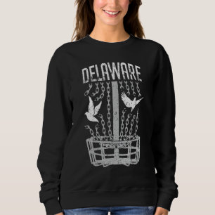 Sweatshirt Delaware Disk Golf Player casser les chaînes Birdi