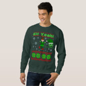 Sweatshirt D'Elf Noël drôle ouais (Devant entier)
