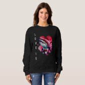 Sweatshirt Delightful Love is With Heart Animal Valentine's d (Devant entier)