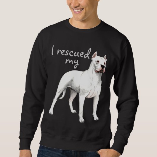 Sweatshirt Délivrance Dogo Argentino (Devant)
