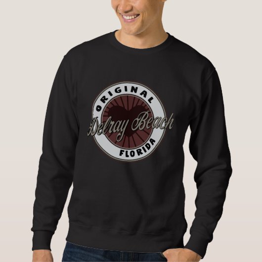 Sweatshirt Delray Beach Travel Souvenir To Florida (Devant)