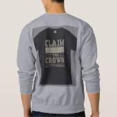 Sweatshirt "Demandez à la Couronne." (Dos)