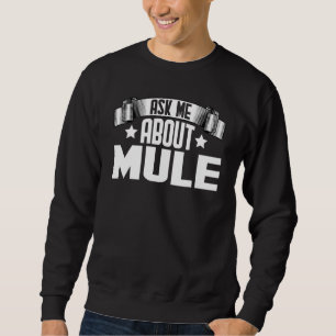 Sweatshirt Demandez-moi à propos de Mule Donkey Horse Hybrid