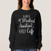 Sweatshirt Demi-café Assistant Médicale Ma Cma Rma Humo (Devant)