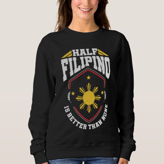 Sweatshirt Demi de Philippin est meilleur qu'aucun - (Devant)