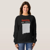 Sweatshirt Deming USA State America Travel New Mexican New Me (Devant entier)