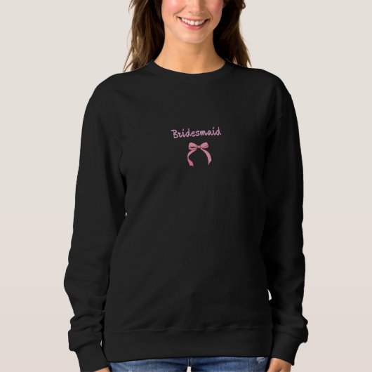 Sweatshirt Demoiselle d'honneur (Devant)