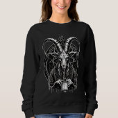 Sweatshirt Demon Baphomet  Occult Gothic and Witchcraft (Devant)