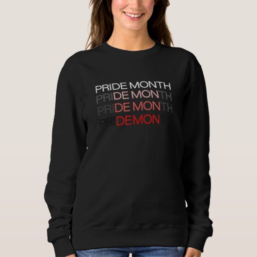 Sweatshirt Démon du mois de la fierté (Devant)