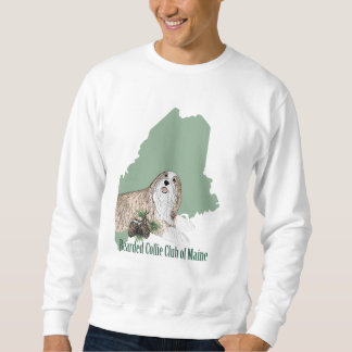 Sweatshirt d'encolure ras du cou de BCCME (blanc