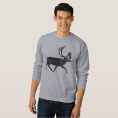 Sweatshirt d'encolure ras du cou d'orignaux de (Devant entier)