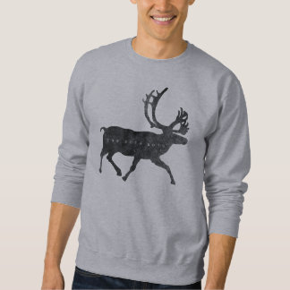 Sweatshirt d'encolure ras du cou d'orignaux de