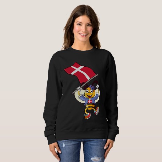 Sweatshirt Denmark Bee (Devant entier)