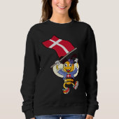 Sweatshirt Denmark Bee (Devant)
