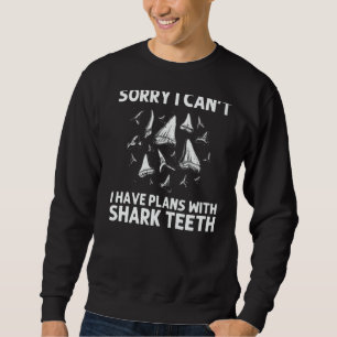 Sweatshirt Dent de requin pour hommes femmes dents de requin
