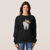 Sweatshirt Dental Assistant Dentist Brace Teeth Tooth Fairy A (Devant entier)