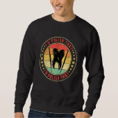Sweatshirt Dental Lab Tech Denture Technicien Je le polonais (Devant)