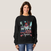 Sweatshirt Dental Squad 4th Of July Teeth Crew Independence (Devant entier)
