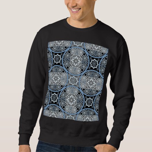 Sweatshirt Dentelle romantique : Impression Abstraite brillan (Devant)