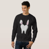 Sweatshirt Dentist Student Bunny Teeth Graphic Dental Surgeon (Devant entier)