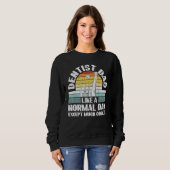 Sweatshirt Dentiste Papa Graphic Pour (Devant entier)