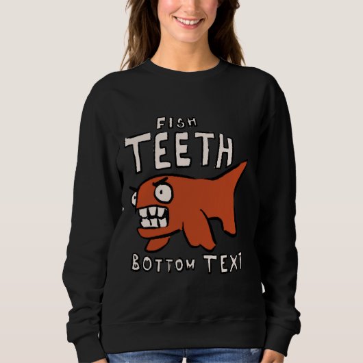 Sweatshirt Dents de poisson (Devant)