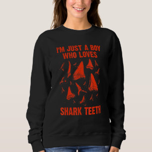 Sweatshirt Dents de requin fossile pour les dents de requin C