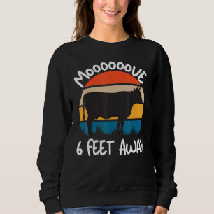 Sweatshirt Déplacer Six Pieds De L'Humour De Vache Des Agricu