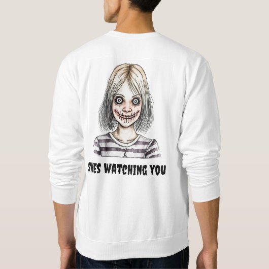 Sweatshirt Déplaisante fille (Dos)