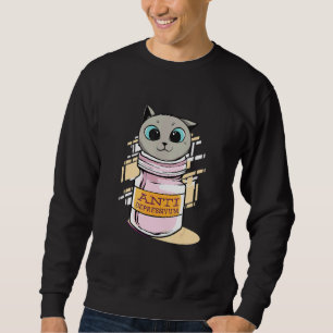 Sweatshirt Dépression des antidépresseurs de chats