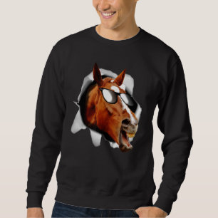 Sweatshirt Derby Horse Fond d'écran Cheval équitation Racine