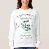 Sweatshirt Dernier Swing Avant Le Week-End De Bach De Pickleb (Devant)